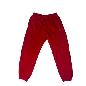 Jordan Jumpman Red Sweatpants Joggers Athletic Sportswear Mens Medium Streetwear